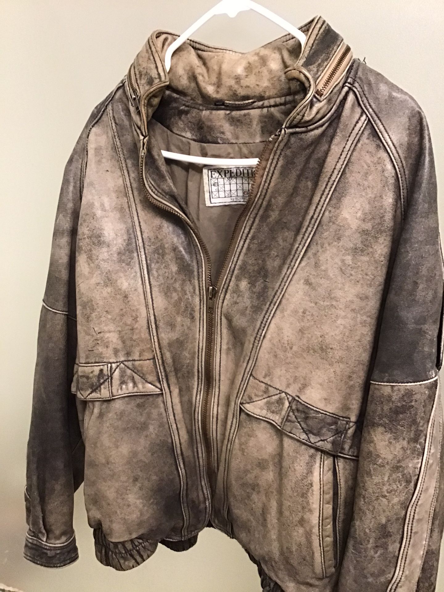 Nordstrom Heavy Leather Jacket