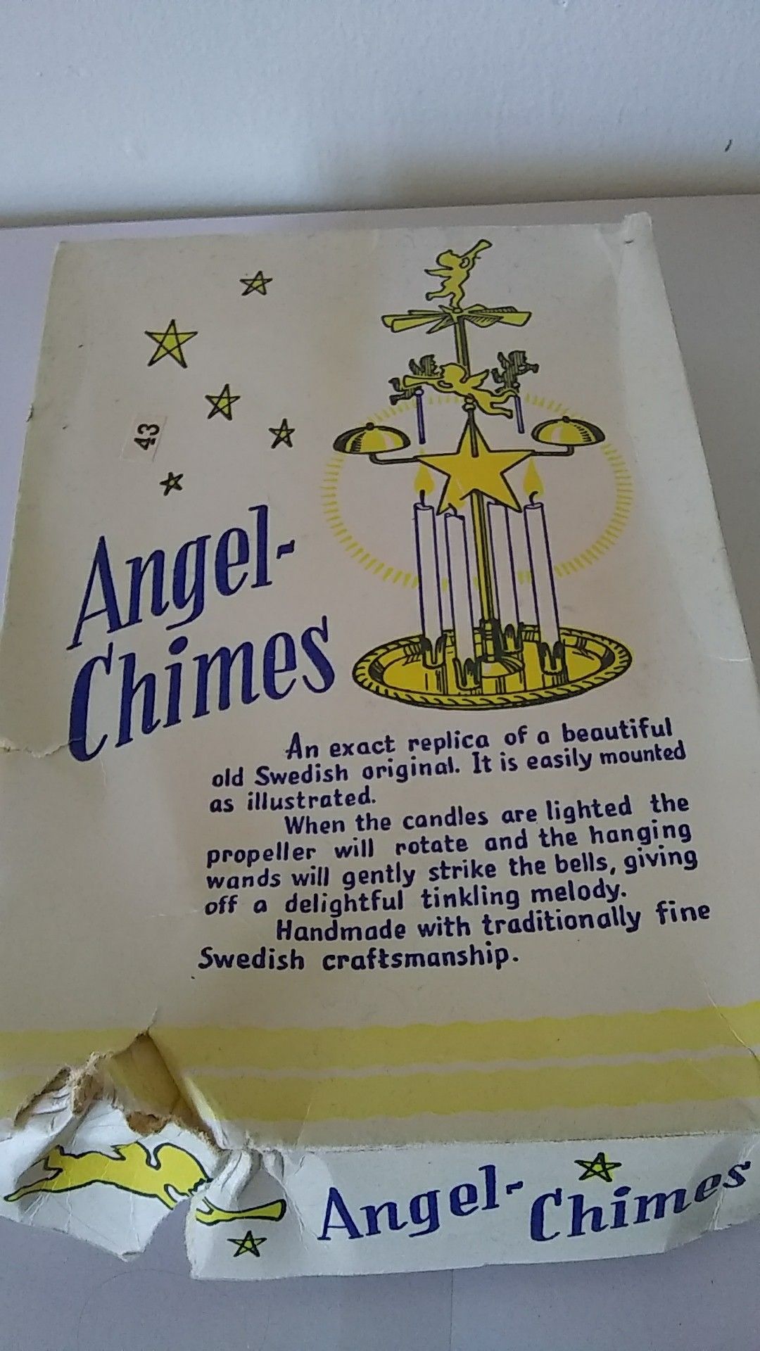 Vintage Angel-Chimes made in Sweden