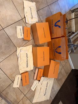 Authentic Louis Vuitton bags/boxes/dust jackets