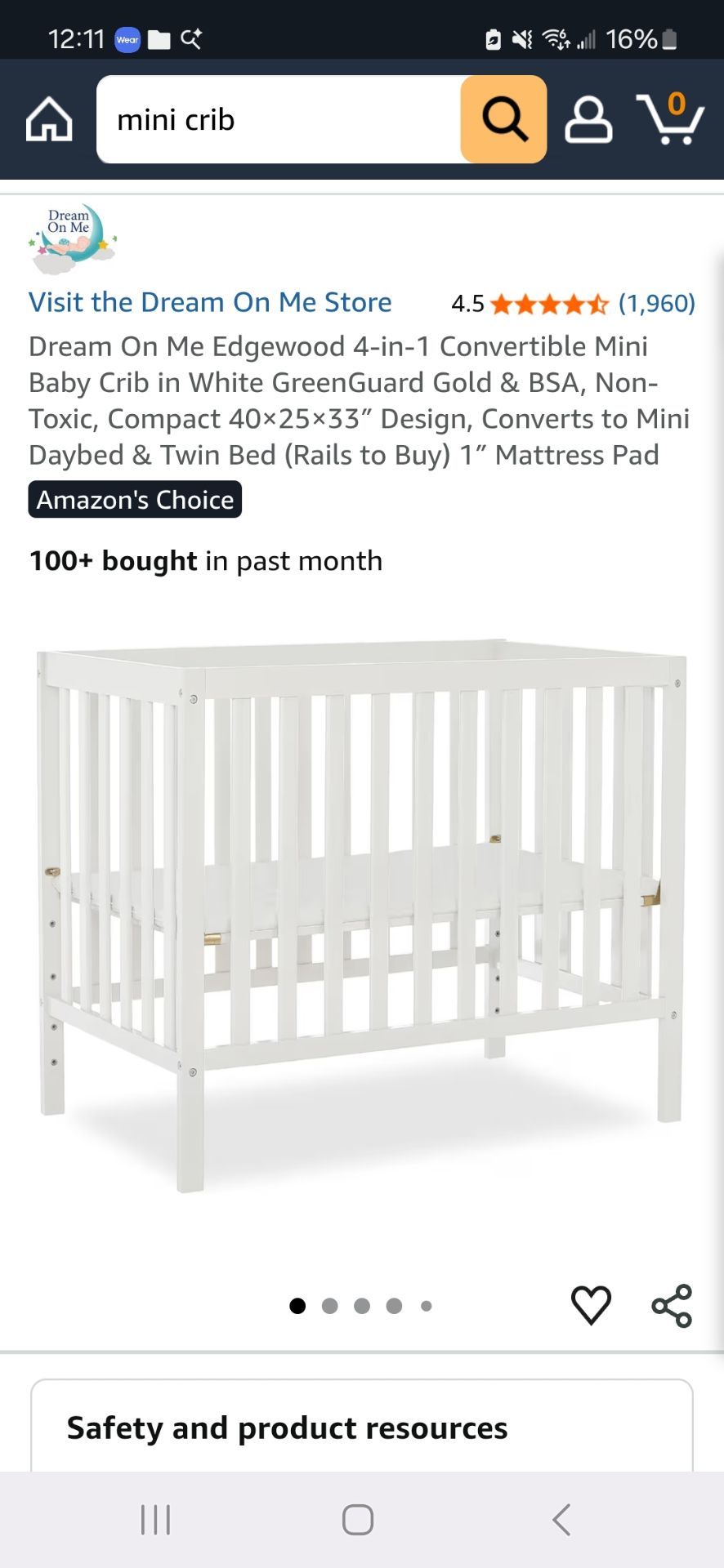 Mini Crib