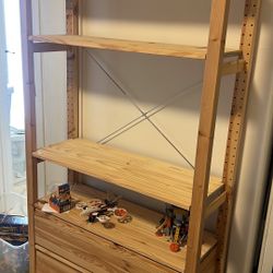 Pine Wood Shelving IKEA 
