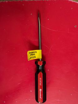 GreatNeck 1/4" x 4" Slotted Flathead Screwdriver – New/Unused Condition