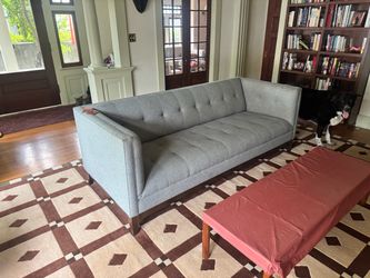 Grey MCM couch