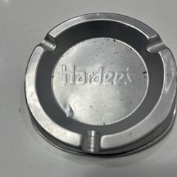 aluminum Hardee’s ash tray