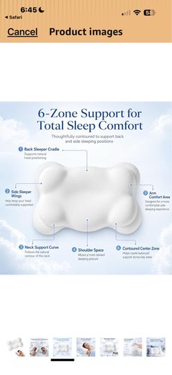 2 Mellow cloud align pillows