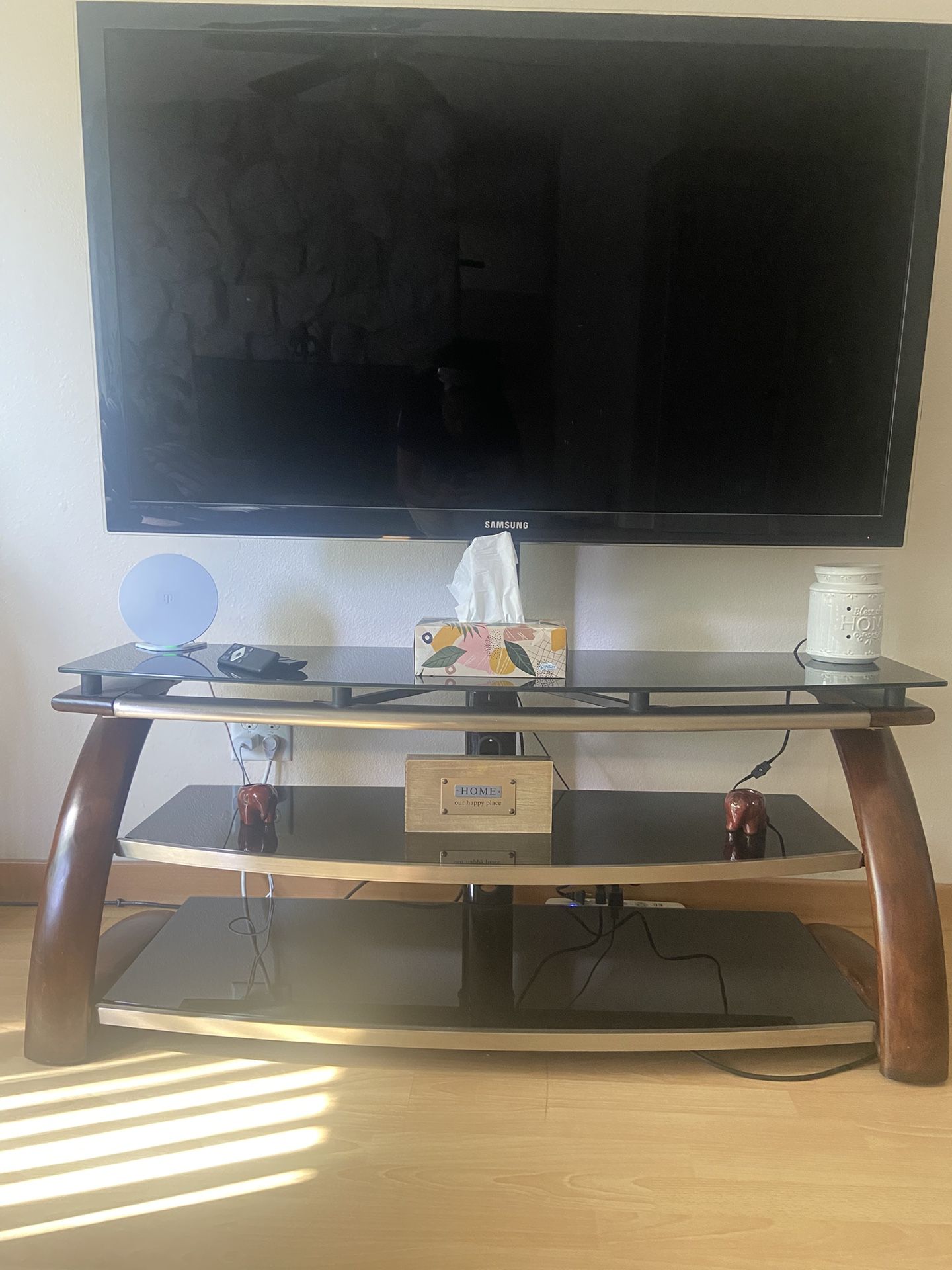 Television And Stand