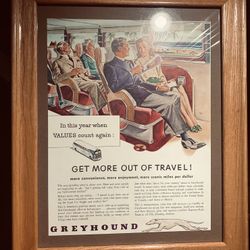 Greyhound Ad In Frame 
