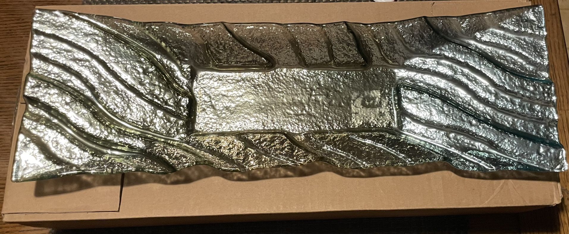 Glass Dish/ Home decor 