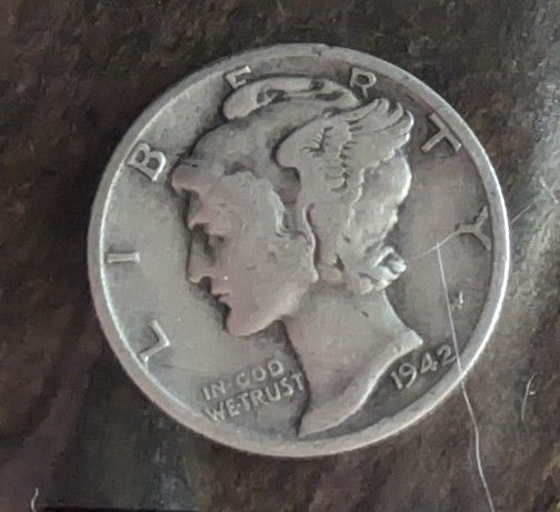 COIN COLLECTORS 1942 Mercury Silver Dime