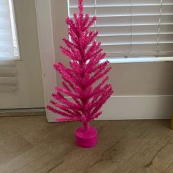 24” Pink Christmas Tree 