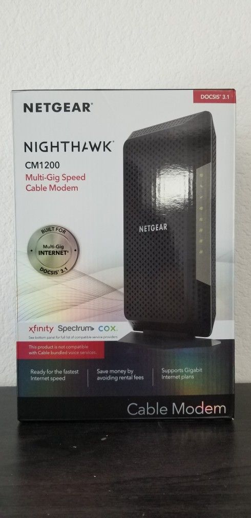 Netgear Nighthawk CM1200 Modem Router 