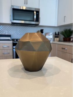 West Elm Faceted Vase