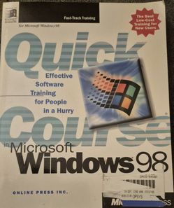 Quick Course in Microsoft Windows 98  Inc Online Press 978157 Software Training 