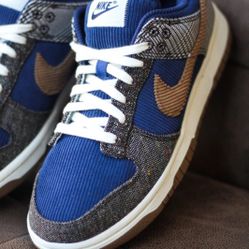Nike Dunk Low Tweed Corduroy Size 9.5M