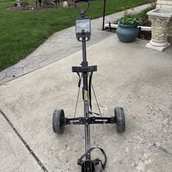 Golf push pull cart 2 wheels bag boy A-350  ultra durable alloy construction lightweight foldable