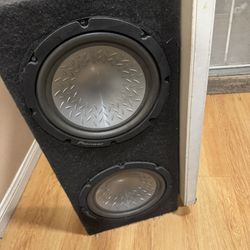 2 12 Inch Pioneer Subs W/ Box