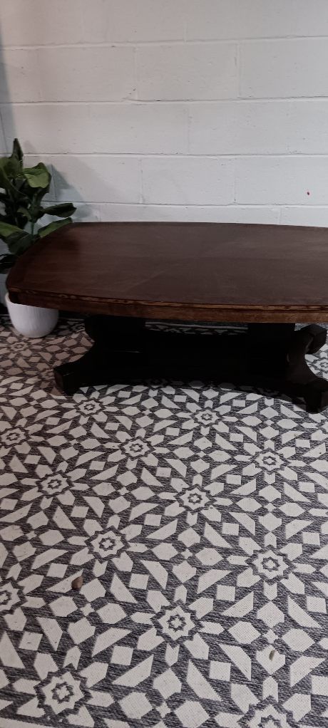 Refinished Special Walnut Coffee Table