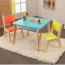 Kidkraft Wooden Table With 2 Chairs
