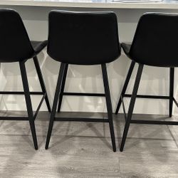 Black Counter Stools 