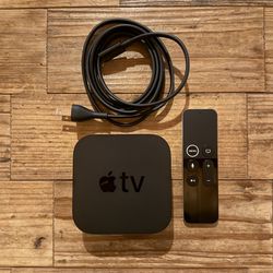AppleTV 4K (1st Gen) with Remote & Power Cable