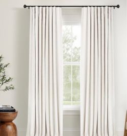 🔥 100% Blackout Curtains INOVADAY  with Clip Rings