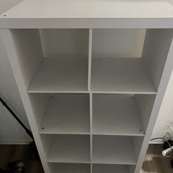 Book Shelf/ Cubby White
