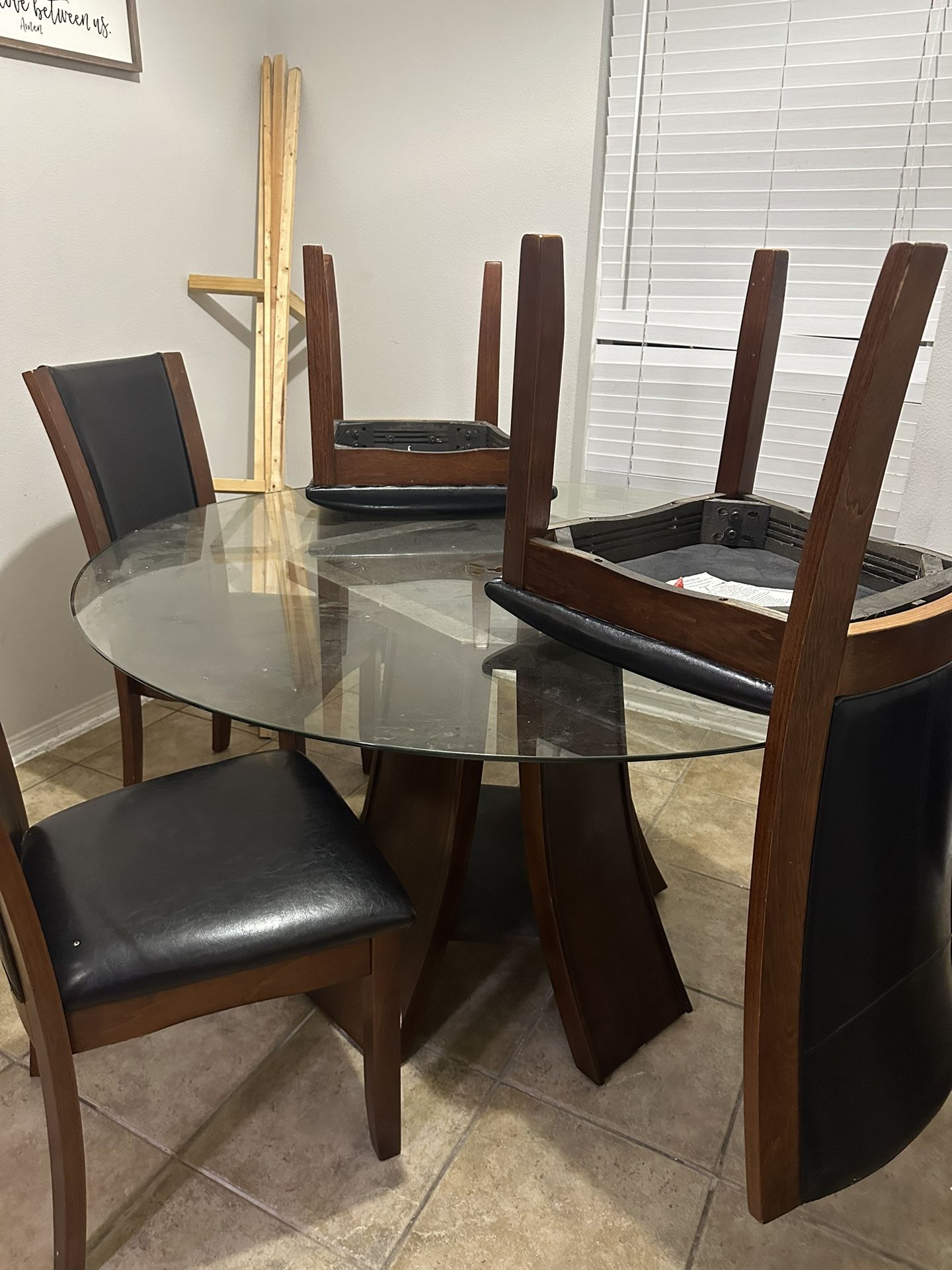 Table and 4 Chairs