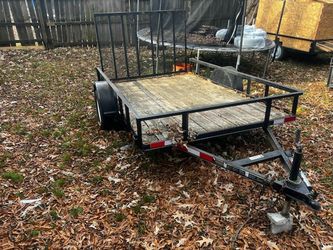 6x10 Utility Trailer With Gate
