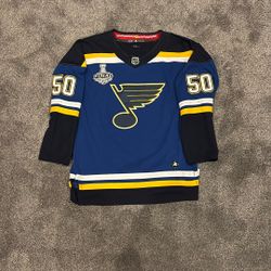 St. Louis Blues Stanley Cup Finals Jordan Binnington Jersey