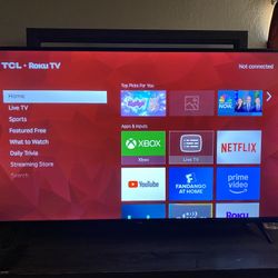 55in TCL Roku TV 