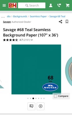 Teal backdrop (107”x36’)
