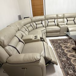 Sectional 3 Recliner Set, usb.
