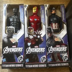 12” Superhero Vintage Action Figures (6)