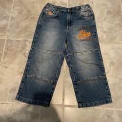 ENYCE Boys Y2K 3T Toddler Baggy Denim Skater Kid Style Jeans
