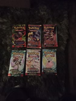 pokemon TCG Scarlet & Violet booster paks