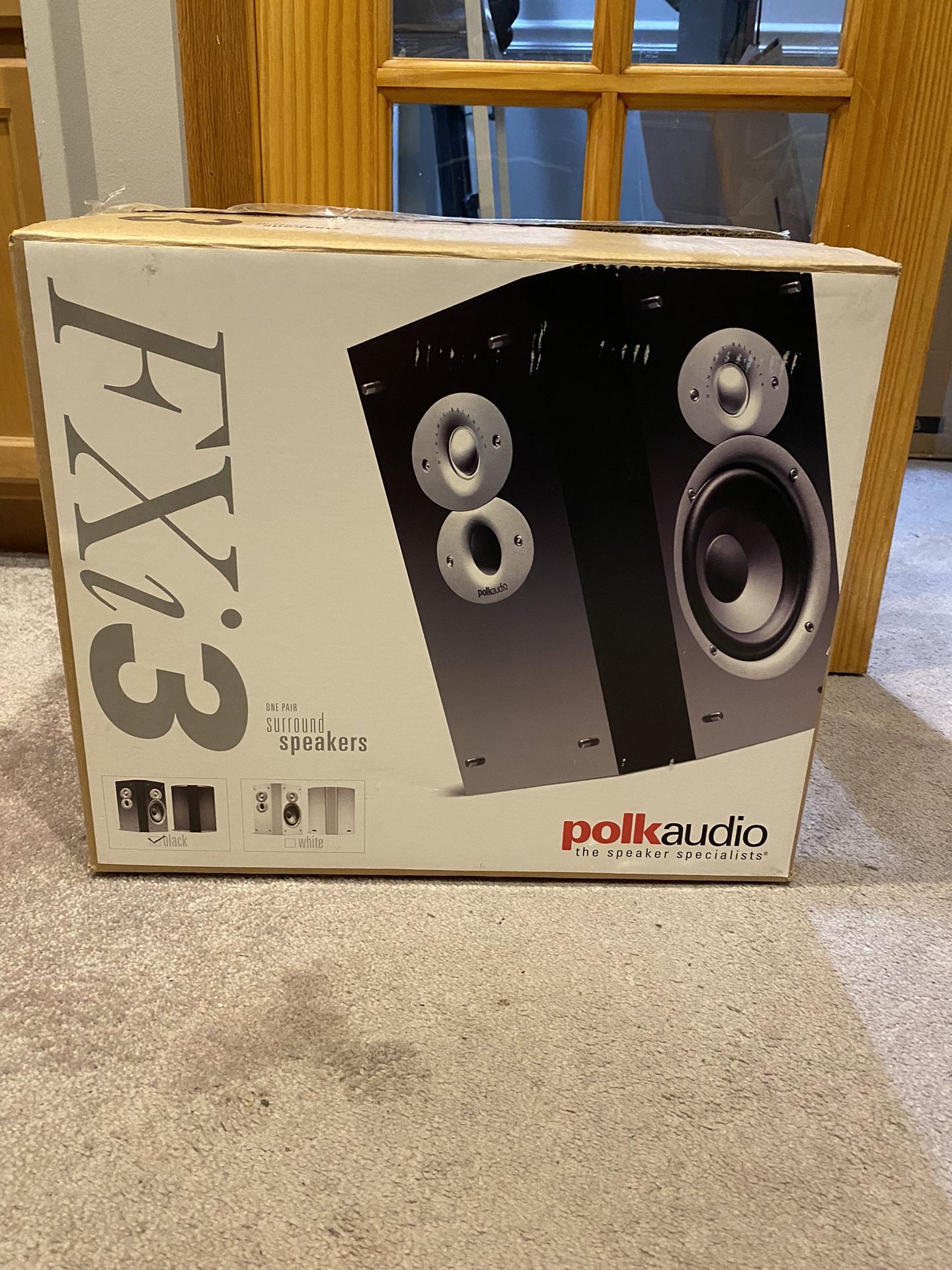Polk Audio FXi3 Surround speakers (Black)