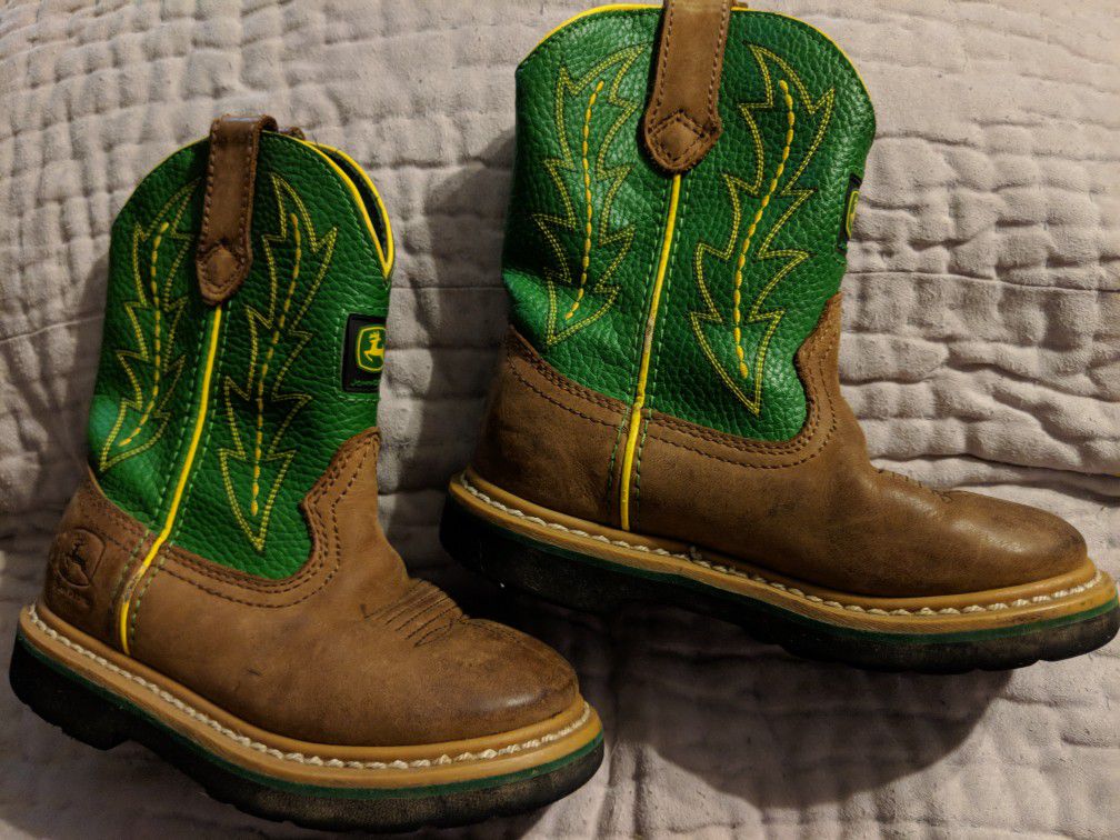 Size 11 toddler John Deere boots