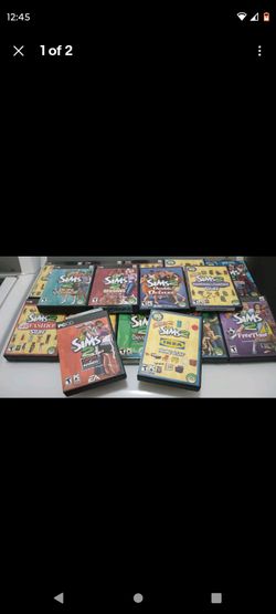Sims 2 Complete Collection PC Games Lot Double Deluxe 15 Expansion Stuff Packs