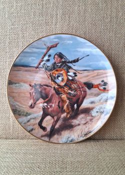 Vintage Franklin Mint Western Heritage Museum "Free as the Wind" Fine Porcelain Collector Plate - 8¼"