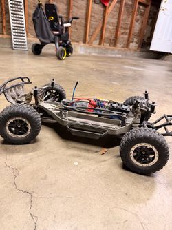 RC Car Chassis with Electronics No Body