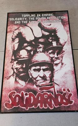 Framed poster