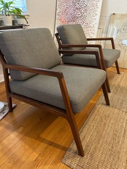 Pair of Mid-Century Modern Style Armchairs