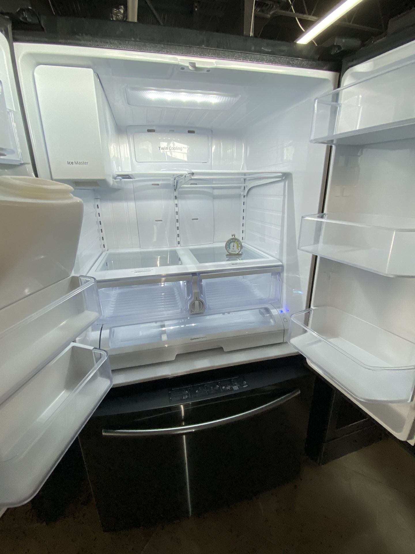 Samsung stainless steel refrigerator 36” wide working perfect and 45 days warranty. Delivery service available