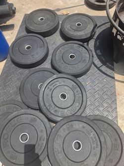 Rogue bumper plates and echo bar