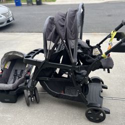 bob stroller and accessories B.O.B. Revolution Flex Duallie Double Jogging Stroller Rental
