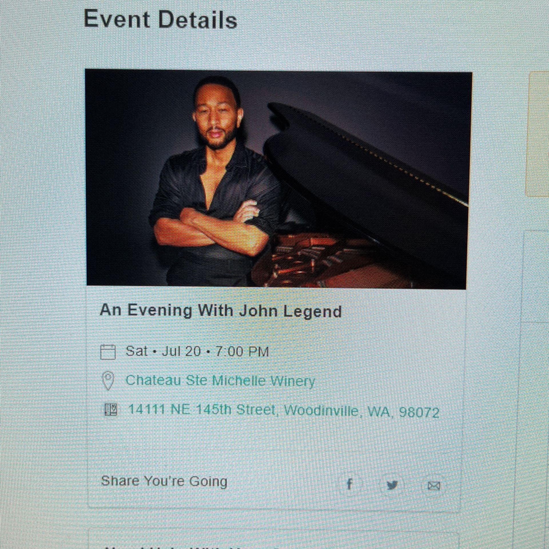 John Legend Concert