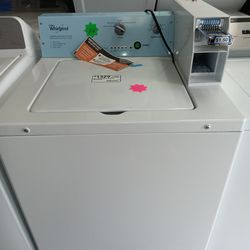 New whirlpool commercial washer coin operated