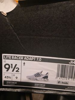Adidas Lite Racer 7.0 Size 9.5 Mens