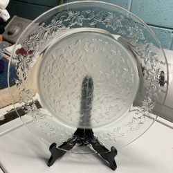 Princess House Platter:  Crystal, New Never Used 