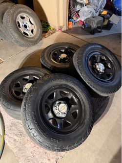 Chevy Silverado/Tahoe OEM Black Stock Wheels 17”